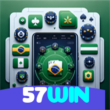 57WIN：Aposte nas mesas de poker e vença grandes prêmios!