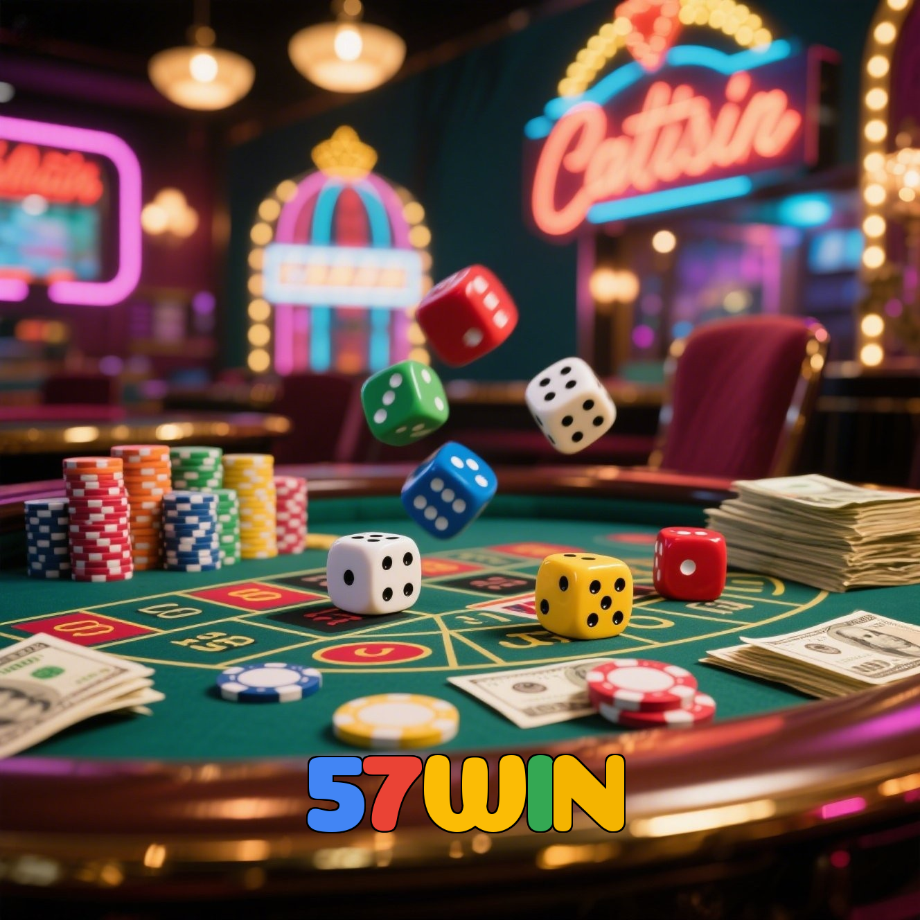 57WIN：Sua chance de ganhar começa no cassino online com poker e apostas no futebol!