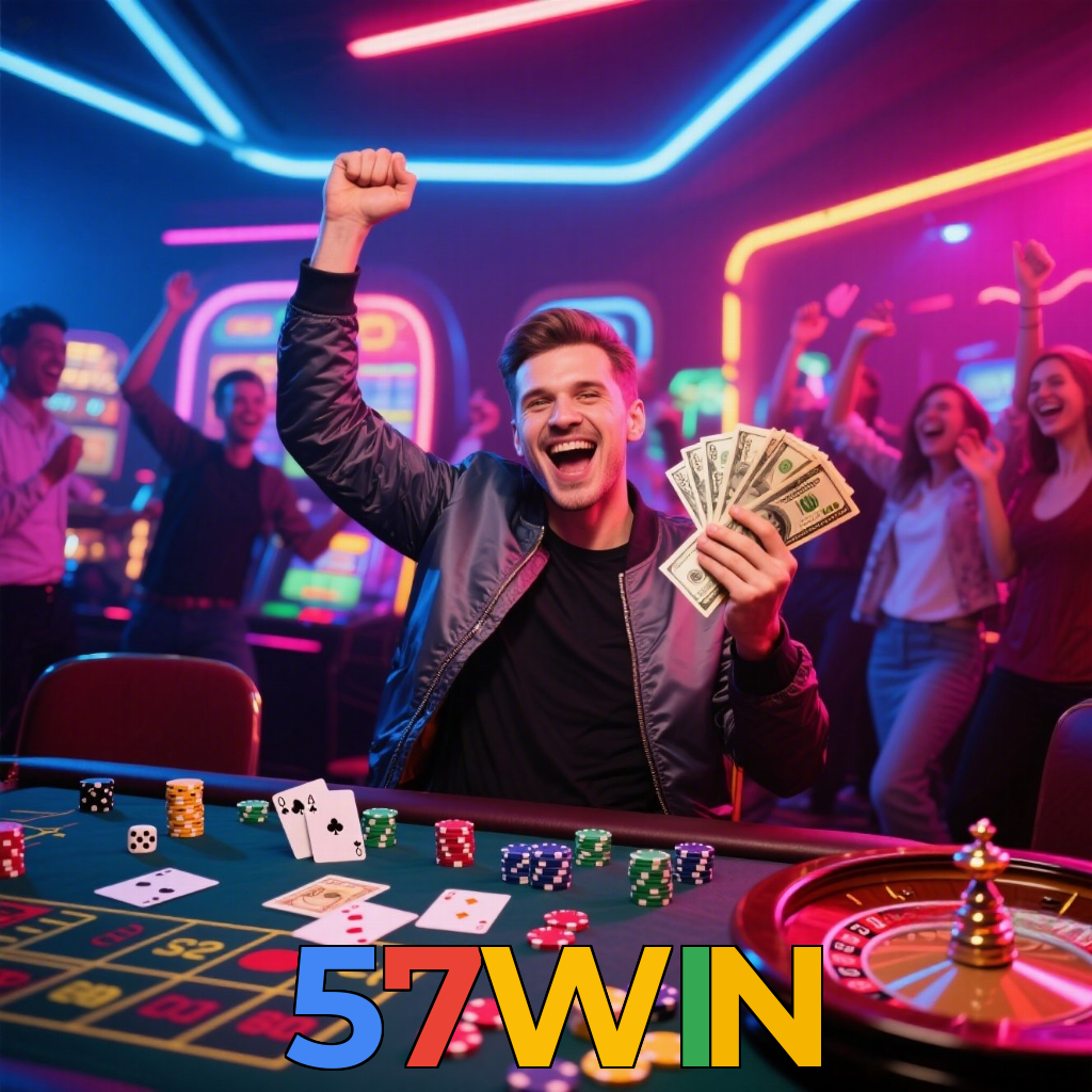 57WIN：Aposte nas mesas de poker e ganhe vitórias épicas!