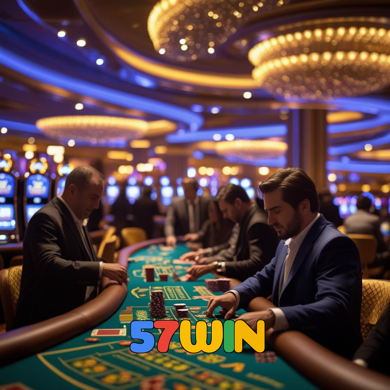 57WIN：Jogue nas mesas de poker e se torne um campeão das cartas!