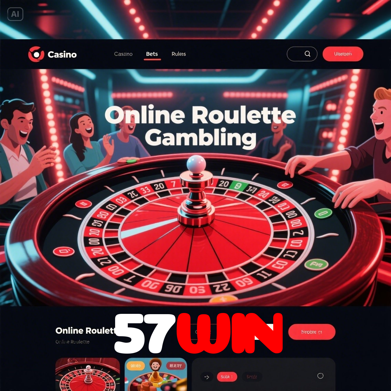 57WIN:Aposte no futebol e ganhe com os melhores jogos de cassino como poker e roleta!