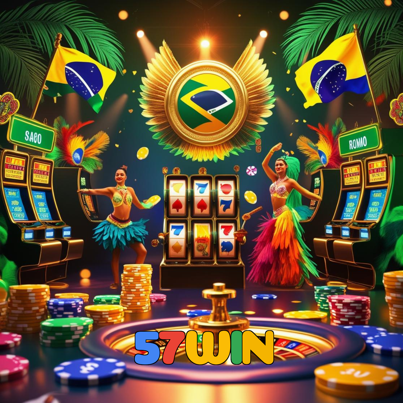 57WIN：Jogue poker, aposte no futebol e ganhe em grandes jogos de cassino!